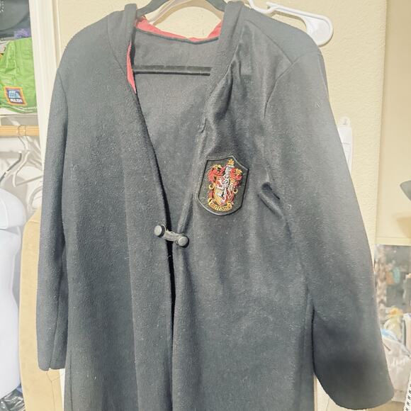 Rubies Harry Potter Gryffindor Robe Child Size XL Black Cosplay Costume Cape - Picture 2 of 7